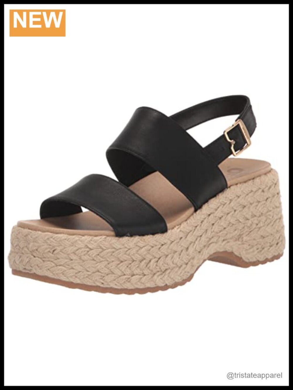 Dr Scholls Womens Delaney Espadrille Wedge Sandal Faux Leather Platform